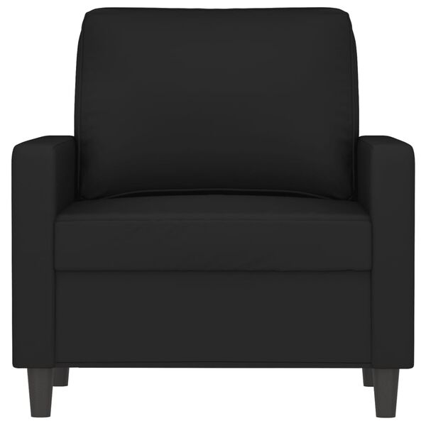 vidaXL Fauteuil 60 cm fluweel zwart