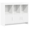 vidaXL Dressoir Wit 98,5 x 33 x 80 cm Bewerkt hout