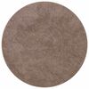 vidaXL Antislip Shaggy Tapijt Bruin 90 x 90 cm PP