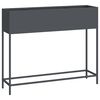 vidaXL Verhoogde Tuin Plantbak Antraciet 100 x 26 x 82 cm Staal