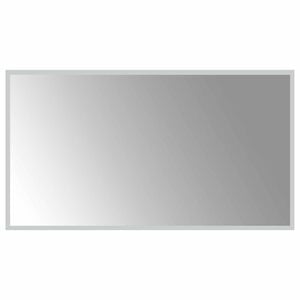 vidaXL LED Badkamer Spiegel Transparant 90 x 50 cm gehard glas