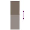 vidaXL Rolgordijn verduisterend koffie 50x150 cm stofbreedte 45,7 cm