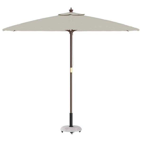 vidaXL Parasolvoet Lichtgrijs en zwart 45 x 45 x 40 cm Beton en Metaal