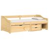 vidaXL Slaapbank met 3 lades IRUN 90x200 cm massief grenenhout