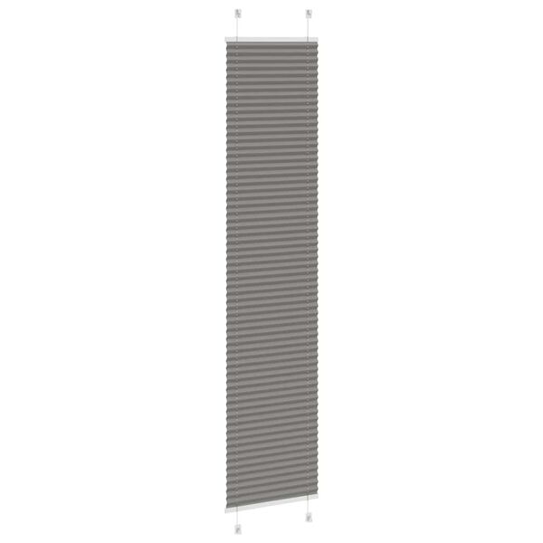 vidaXL Pliss&eacute; rolgordijn 40x200 cm stofbreedte 39,4 cm antraciet