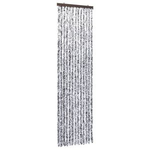 vidaXL Vliegengordijn 56x185 cm chenille bruin en beige
