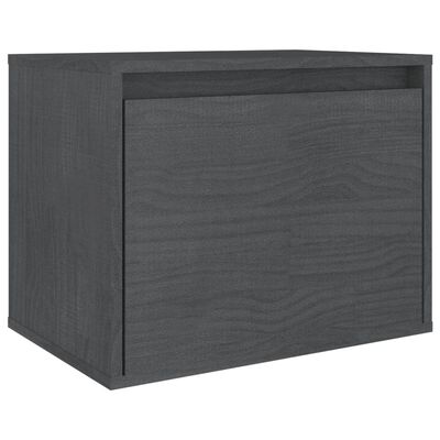 vidaXL Tv-meubelen 3 st massief grenenhout grijs