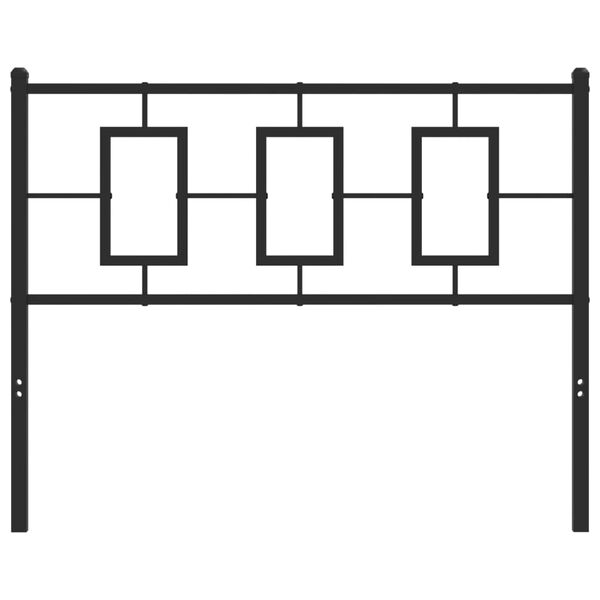 vidaXL Hoofdbord 107 cm metaal zwart