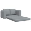 vidaXL Vouwsofa Bed Lichtgrijs 148 x 71 x 83 cm Stof