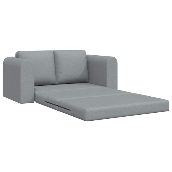 vidaXL Vouwsofa Bed Lichtgrijs 148 x 71 x 83 cm Stof