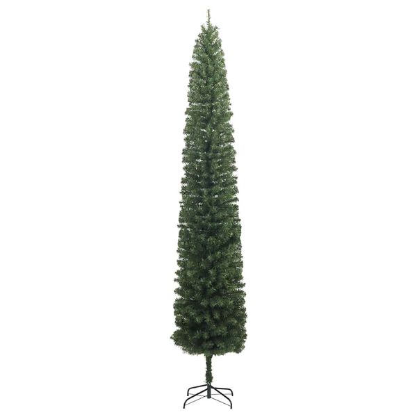 vidaXL Kunstkerstboom Groen 300 cm PVC en Staal en Kunststof