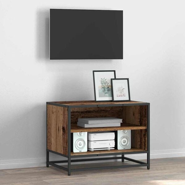 vidaXL TV Eenheden Oud Hout 61 x 40 x 46 cm Bewerkt hout