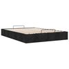 vidaXL Bedframe zonder matras 140x200 cm stof zwart