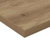vidaXL Boekenplank Bord 4 pcs Bruin 40 x 40 x 1,5 cm Bewerkt hout