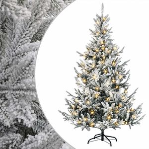 vidaXL Kunstmatige Inklapbare Kerstboom 120 cm 150 LED's Warmwit