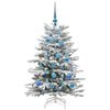 vidaXL Kunstmatige Inklapbare Kerstboom Wit 120 cm PE en PVC