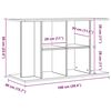 vidaXL Aquariumstandaard Artisan Eikenhout 100x40x60 cm