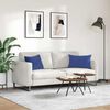 vidaXL Sofa Kussens 2 stuks Politieblauw 60 x 40 cm Cordstof