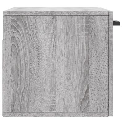 vidaXL Wandkast 60x36,5x35 cm bewerkt hout grijs sonoma eikenkleurig