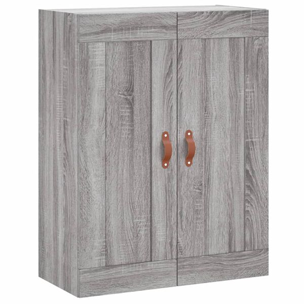 vidaXL Wandkast 69,5x34x90 cm bewerkt hout grijs sonoma eikenkleurig