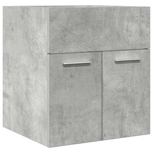 vidaXL Wastafelkast 41x38,5x46 cm bewerkt hout betongrijs