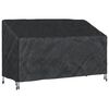 vidaXL Tuinbankhoes Zwart 165 x 70 x 65 / 94 cm 210D Oxford Stof