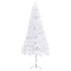 vidaXL Kunstkerstboom hoek 210 cm PVC wit