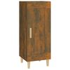 vidaXL Dressoir 34,5x34x90 cm bewerkt hout gerookt eiken