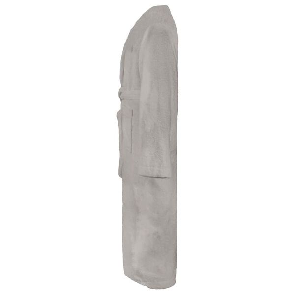 vidaXL Badjas KINN Grijs M Katoen