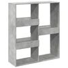 vidaXL Kamerscherm 100x33x115 cm bewerkt hout betongrijs