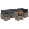 vidaXL Tuin Sofa Set 8 st Grijs