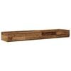 vidaXL Bedlades met lade Oudhout 160 x 36,5 x 16,5 cm Bewerkt hout