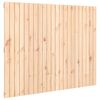 vidaXL Wandhoofdbord 140x3x110 cm massief grenenhout