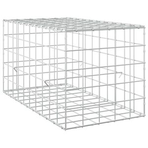 vidaXL Gabion met 3,5 mm Draad en 10x10 cm Gaas 50x100x50 cm