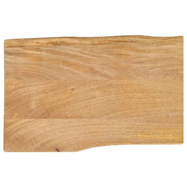 vidaXL Tafelblad met natuurlijke rand 50x40x3,8 cm massief mangohout