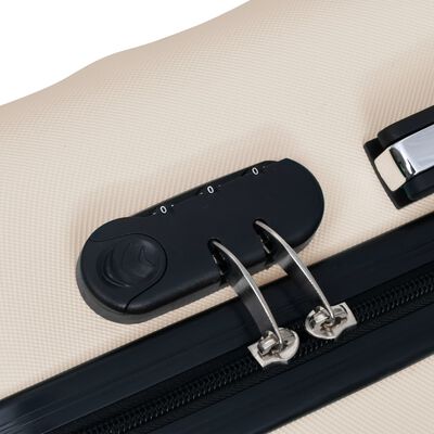 vidaXL 2-delige Harde kofferset ABS goudkleurig
