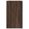 vidaXL Wandkast 75x35x60 cm bewerkt hout bruin eikenkleurig