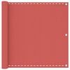 vidaXL Balkon Scherm Terracotta 75 x 700 cm HDPE en Aluminium