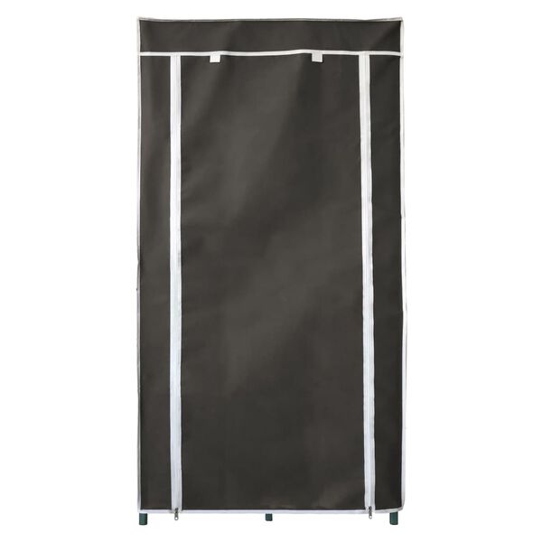 Practo Home Kledingkast 77x47x152 cm grijs
