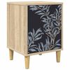 vidaXL Nachtkastje DOKKUM Sonoma Eiken 36 x 33 x 50 cm Bewerkt hout