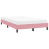 vidaXL Bedframe zonder matras 120x210 cm fluweel roze
