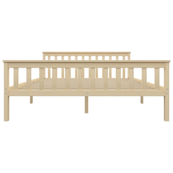 vidaXL Bedframe met 2 lades massief grenenhout 160x200 cm