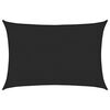 vidaXL Zonnezeil 160 g/m&sup2; 2x2,5 m HDPE zwart