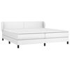 vidaXL Boxspring met matras kunstleer wit 200x200 cm