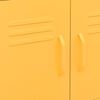 vidaXL Opbergkast 60x35x56 cm staal mosterdgeel