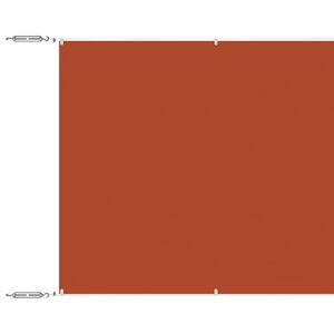 vidaXL Luifel verticaal 100x1000 cm oxford stof terracottakleurig