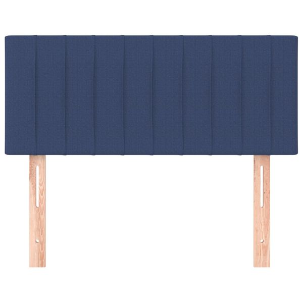 vidaXL Hoofdbord 90x5x78/88 cm stof blauw