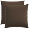 vidaXL Plaid kussen 2 st HEERLEN Taupe 70 x 70 cm Stof