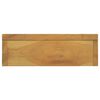 vidaXL Spiegelkast 30x10x40 cm massief teakhout