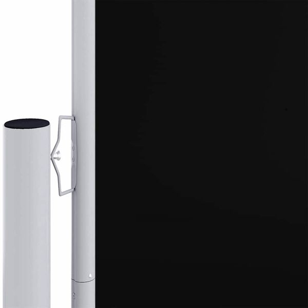 vidaXL Windscherm uittrekbaar 220x1200 cm zwart